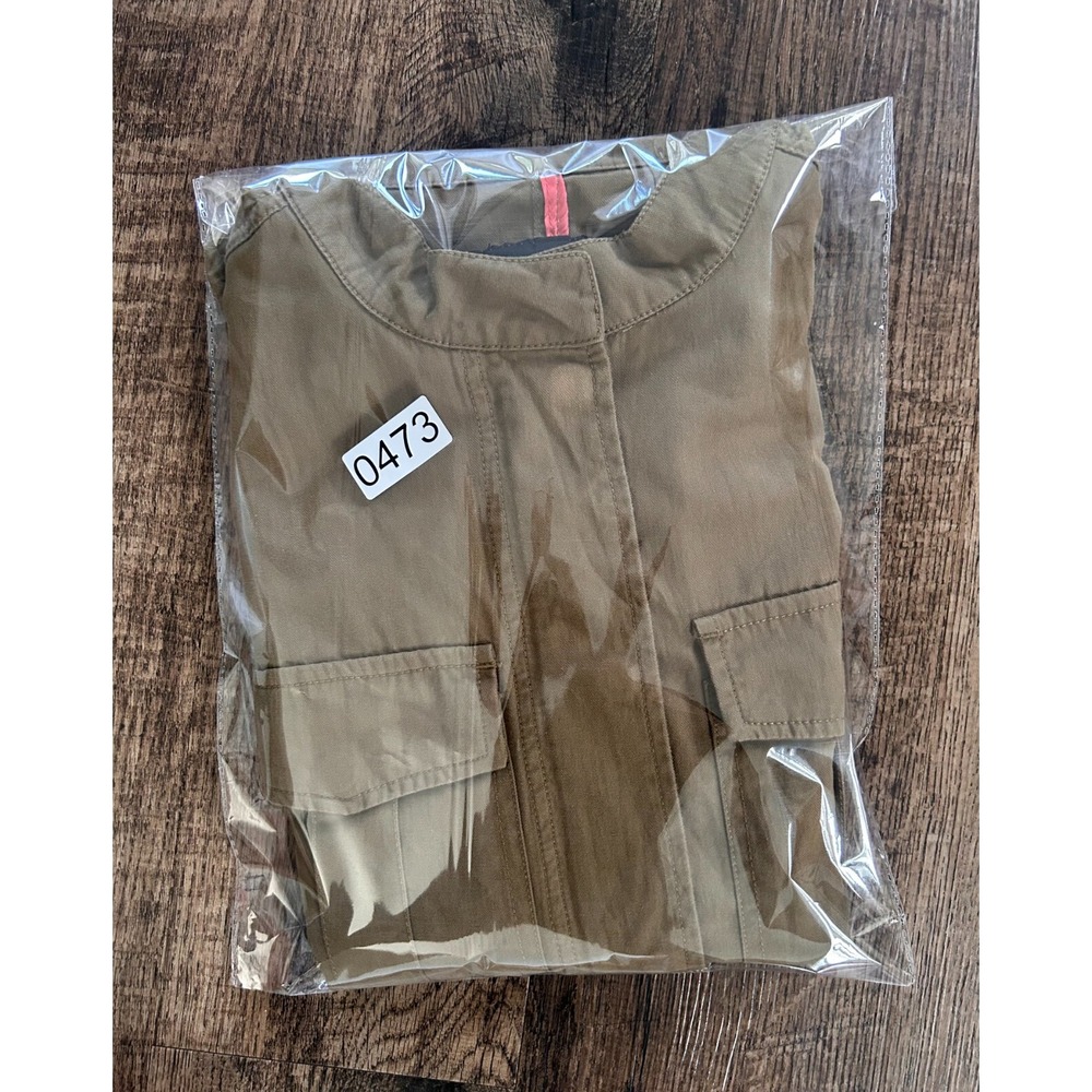 Sanctuary Utility Jacket Women XS Tan Long Sleeve Vented Outdoor Snap Inside Zip - Picture 13 of 13